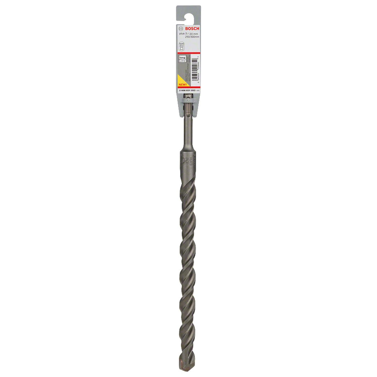 Broca Hormigón Bosch SDS-Plus-3 Ø 20x300mm - Herram.cl