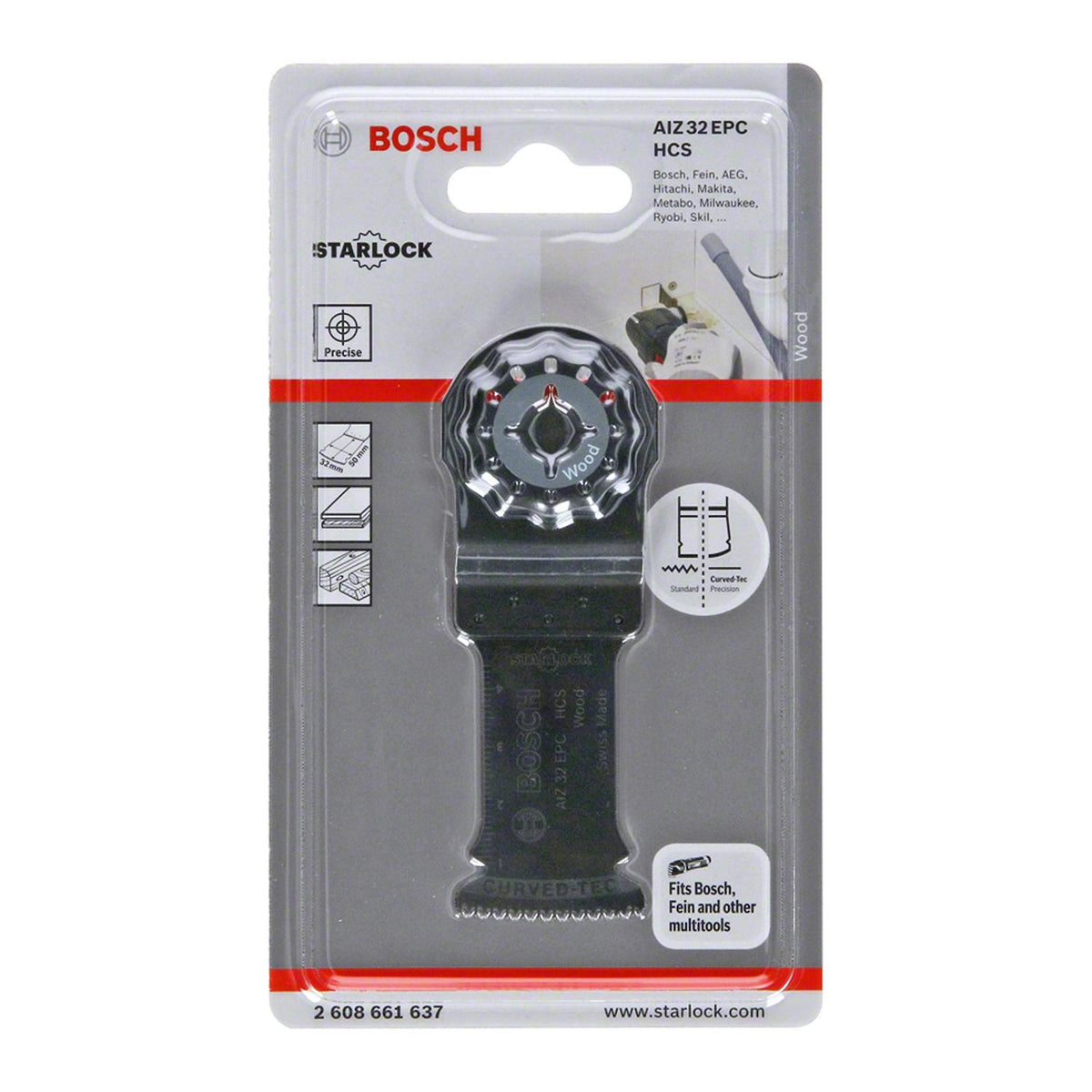 Hoja Inmersión Bosch AIZ32EPC Starlock Madera 32mm - Herram.cl