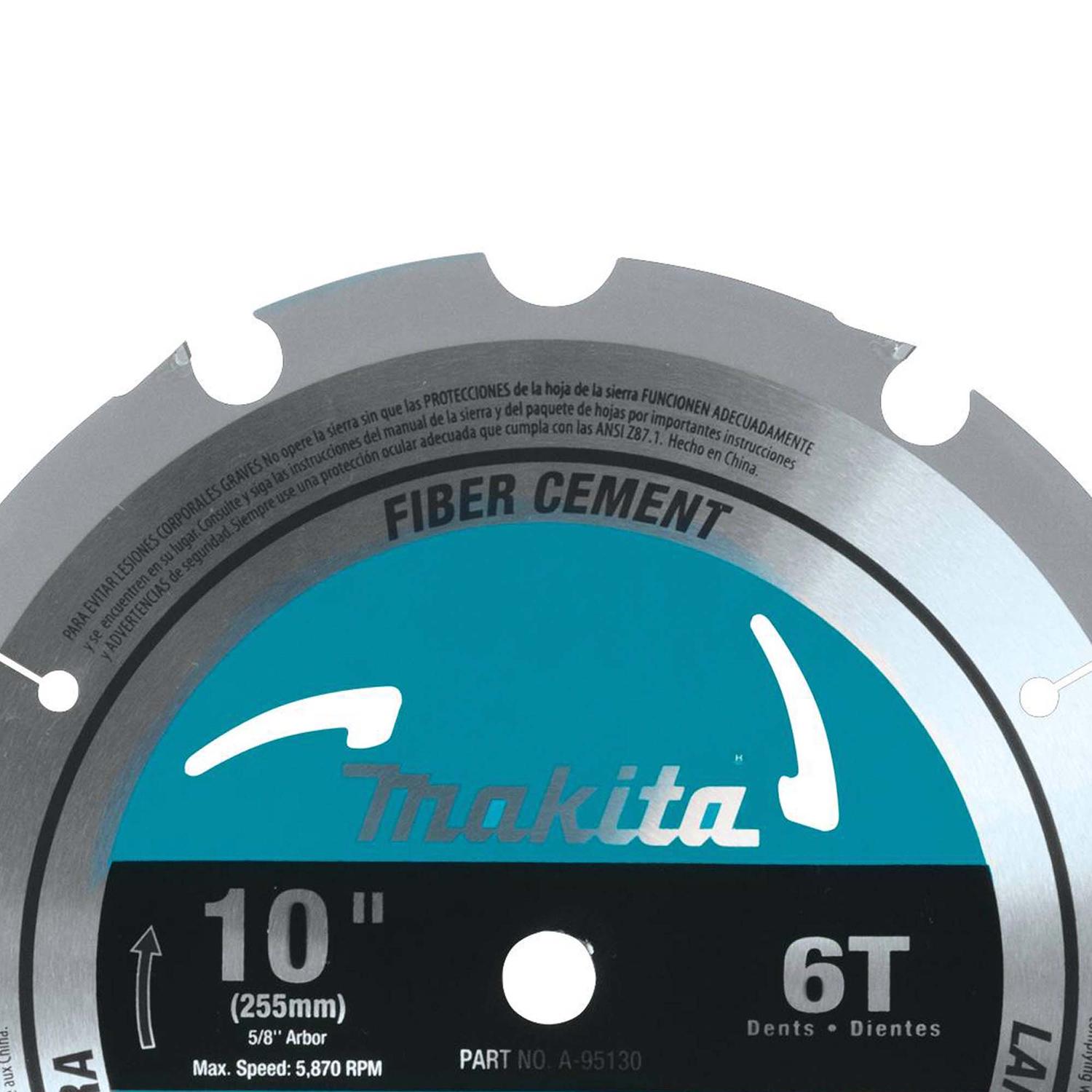 Disco Sierra Para Fibrocemento 10'' Eje 5/8'' / 6 D - Makita - Herram.cl