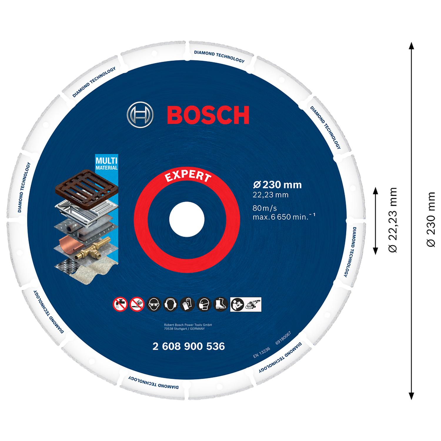 Disco Diamantado X - lock Expert Para Metal 9'' - Bosch - Herram.cl