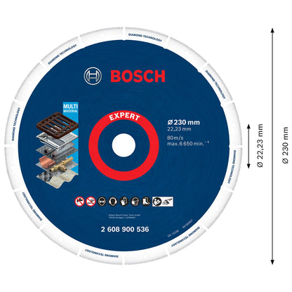 Disco Diamantado X - lock Expert Para Metal 9'' - Bosch - Herram.cl