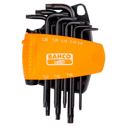 Juego de llaves allen TORX inviolable 8 Pzas - Bahco - Herram.cl