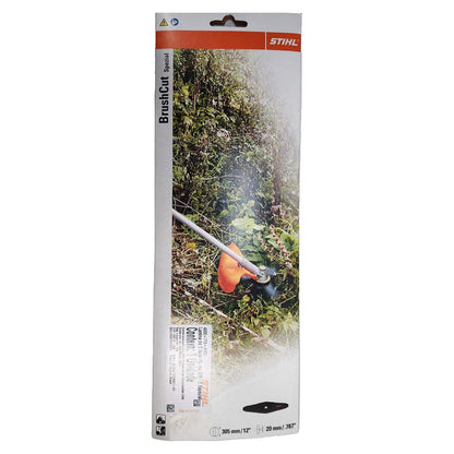 Cuchilla 2 Puntas BrushCut 305mm Eje 20mm / FS300 - Stihl - Herram.cl