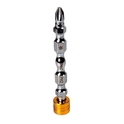 Pack 10 Punta Phillips Doble PH2x65mm Imán Premium - HEMIC - Herram.cl