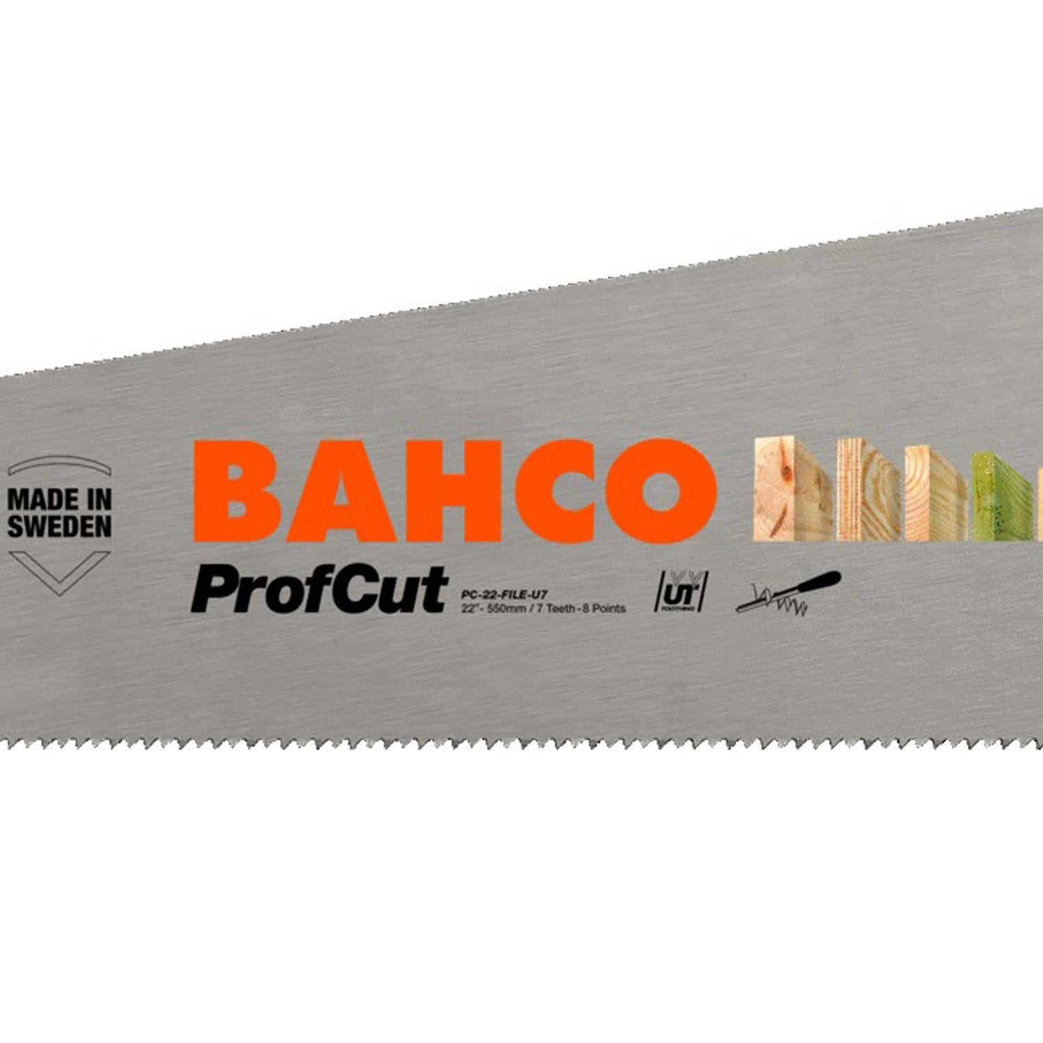 Serrucho Reafilable ProfCut 22'' / 7 TPI - Bahco - Herram.cl