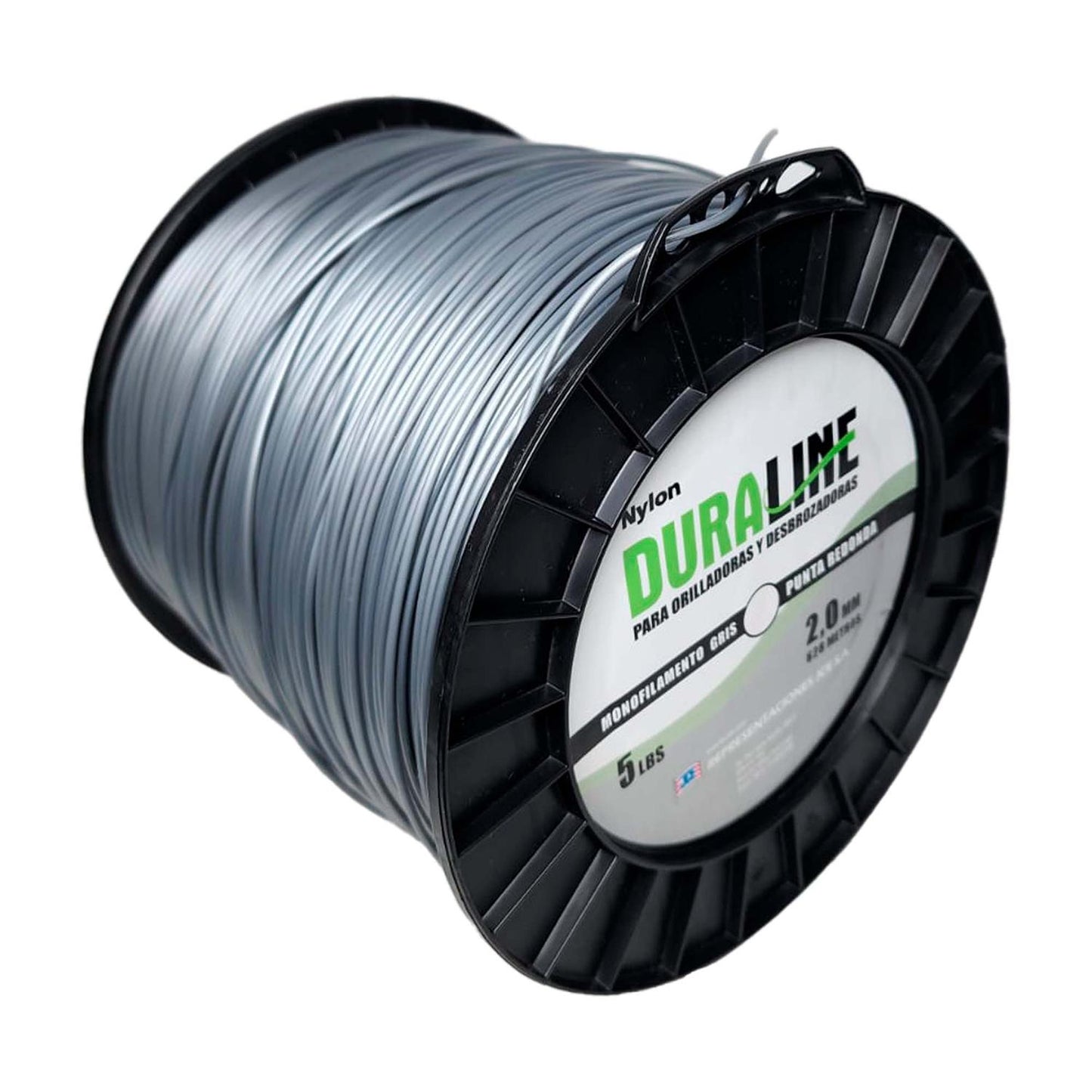 Rollo Nylon Redondo Ø 2,0mm x 628m - Duraline - Herram.cl
