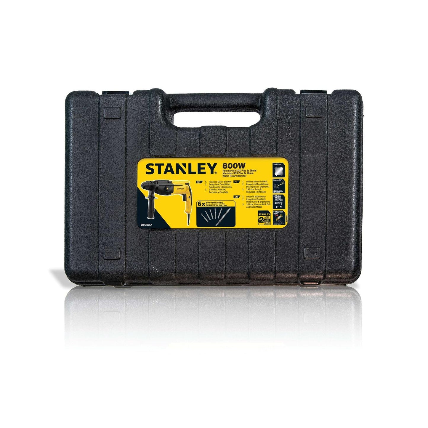 Rotomartillo SDS - Plus 800 W SHR263K - B2C - Stanley - Herram.cl