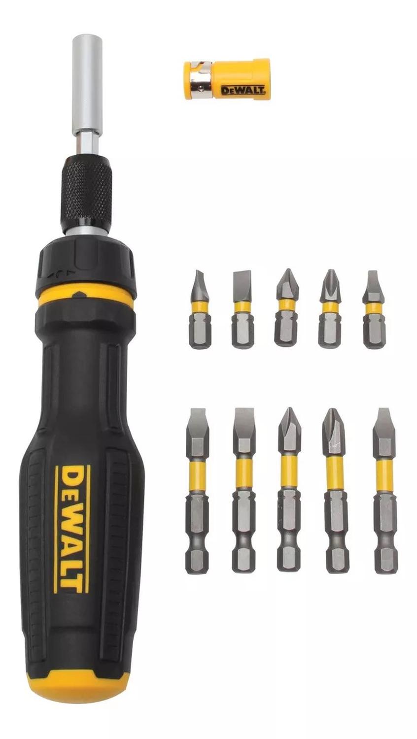 Set Destornillador Telescopico De Trinquete Max Fit 12 Pzas. - DeWALT - Herram.cl