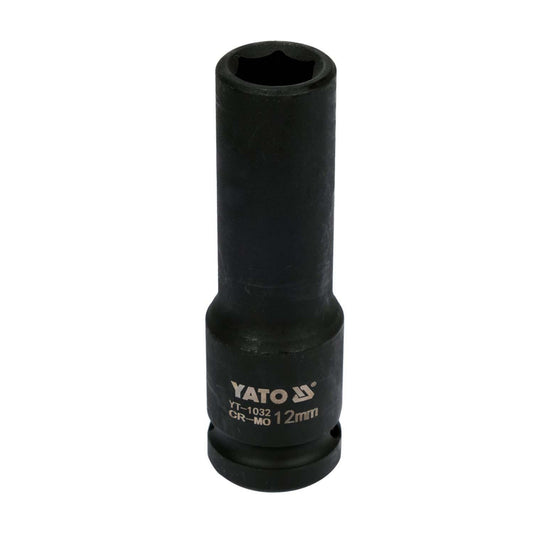 Dado De Impacto Largo Hexagonal 1/2'' 12mm - Yato - Herram.cl
