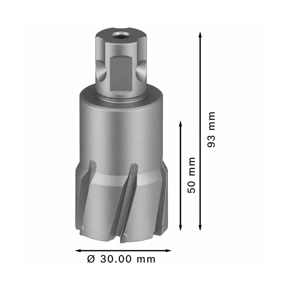 Broca Anular Bosch PRO TCT 30x50mm Carburo Tungsteno Weldon - Herram.cl