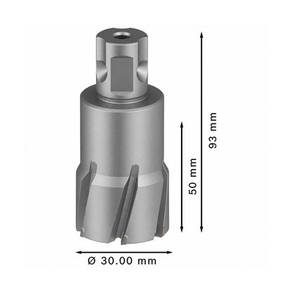 Broca Anular Bosch PRO TCT 30x50mm Carburo Tungsteno Weldon - Herram.cl