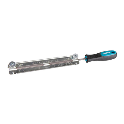 Set de lima redonda 5.5mm (7/32'') con guía y mango - Makita - Herram.cl