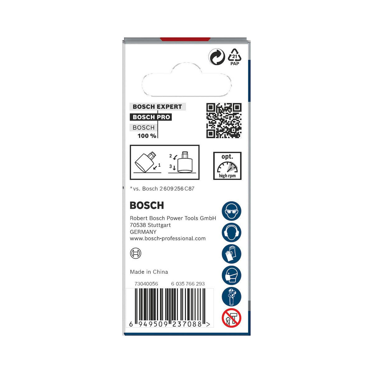 Copa Diamantada PRO Tile Power Change 29mm (1-1/8'') - Bosch - Herram.cl