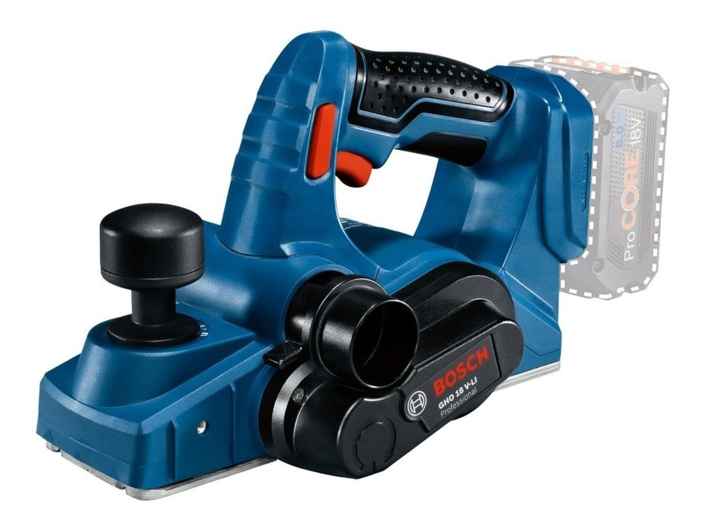 Cepillo Inalambrico Bosch GHO 18 V - LI Bare - tool - Herram.cl