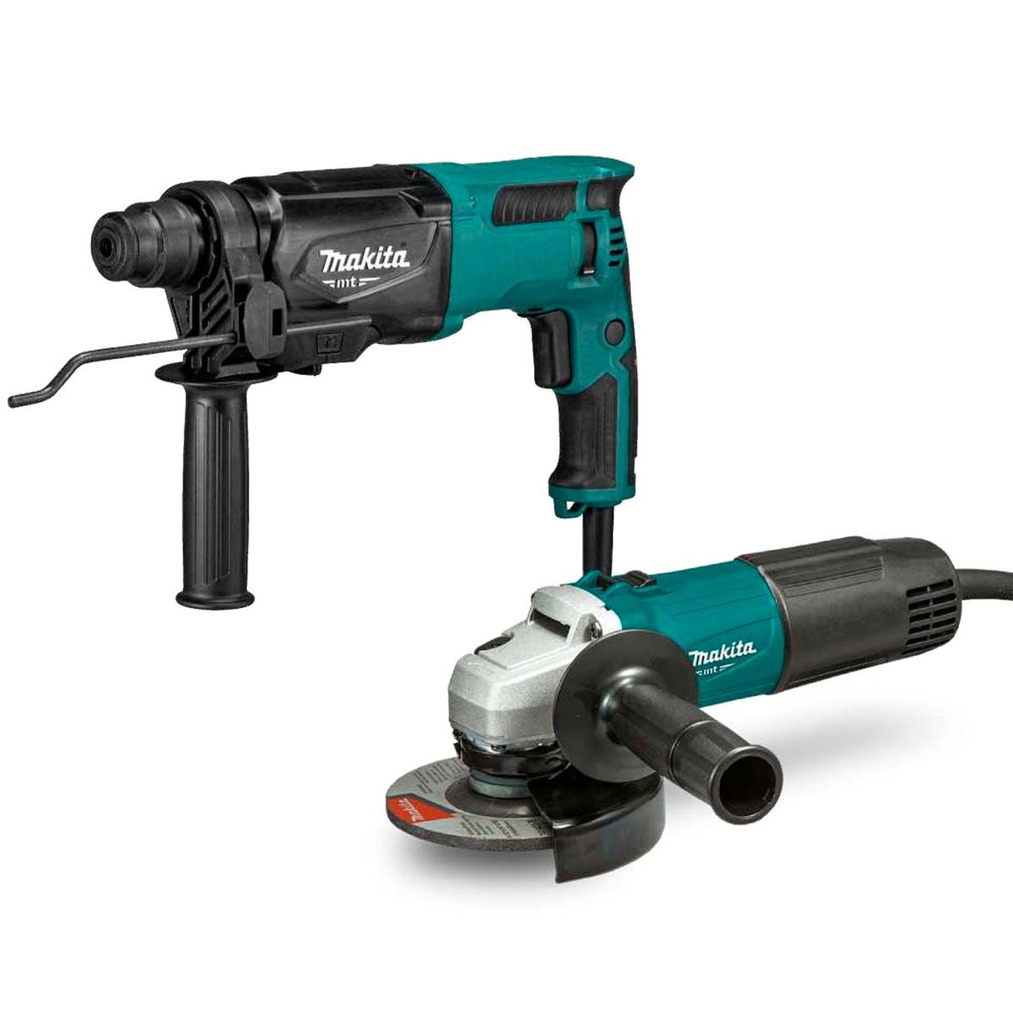 Kit Esmeril 4 1/2'' 540 W + Rotomartillo 800 W - Makita - Herram.cl