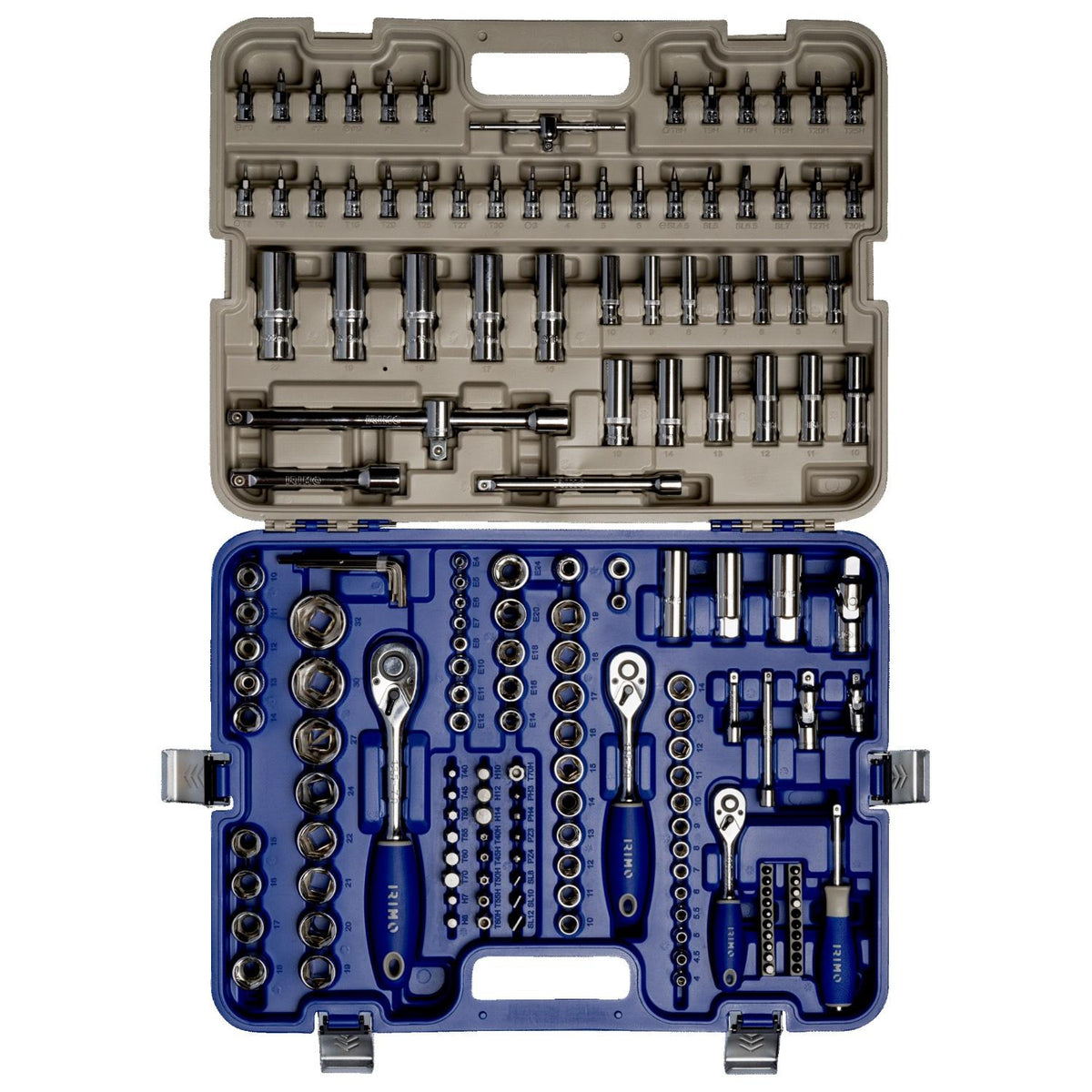 Juego De Dados 1/4''-3/8''-1/2'' 172 Pzas - Irimo - Herram.cl