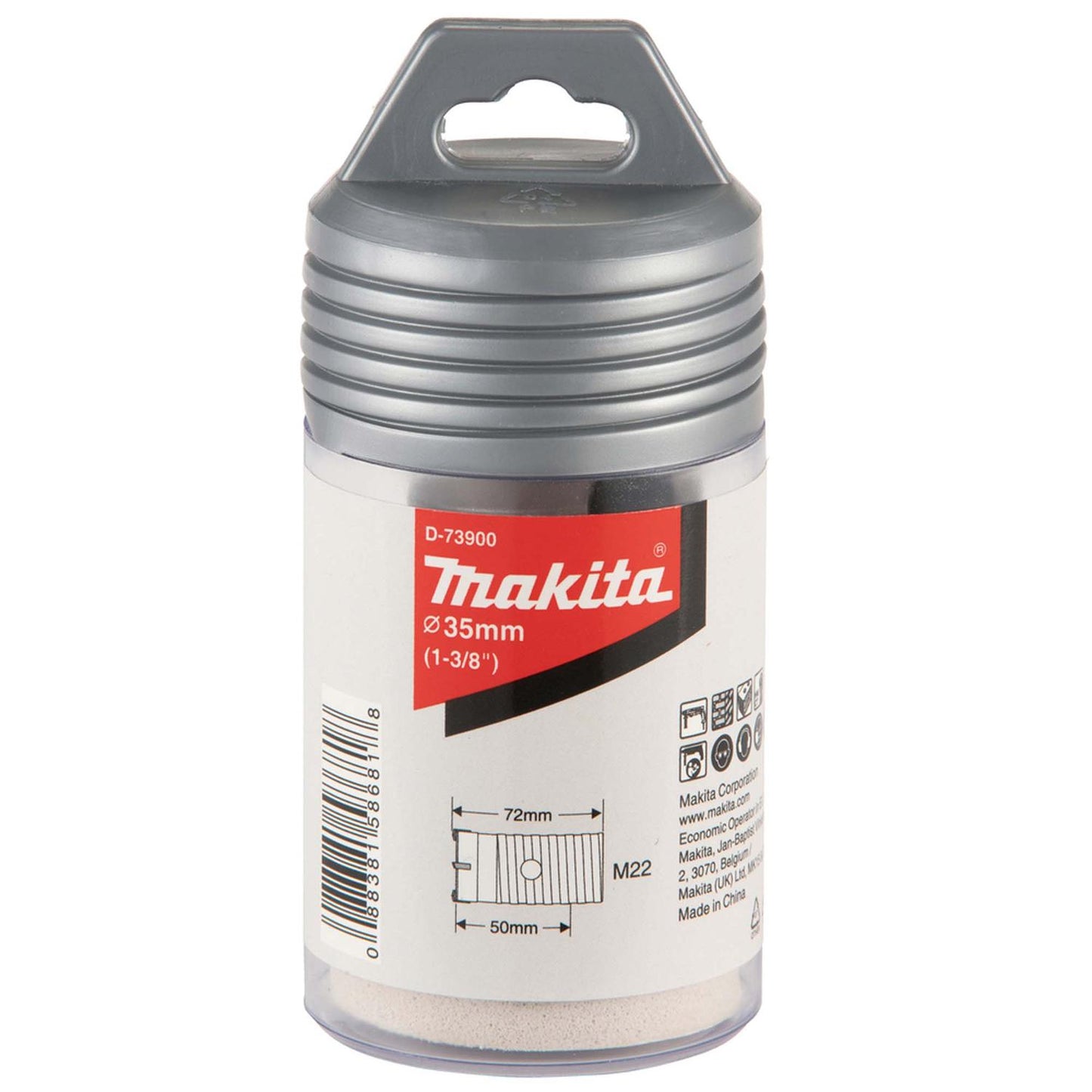 Broca Corona 35x72mm Toma M22 - Makita - Herram.cl