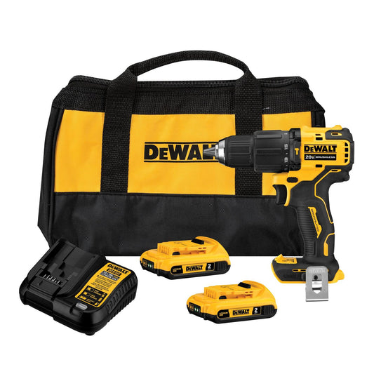 Taladro Percutor/Atornillador 20V Max. ATOMIC 13mm - DeWalt - Herram.cl