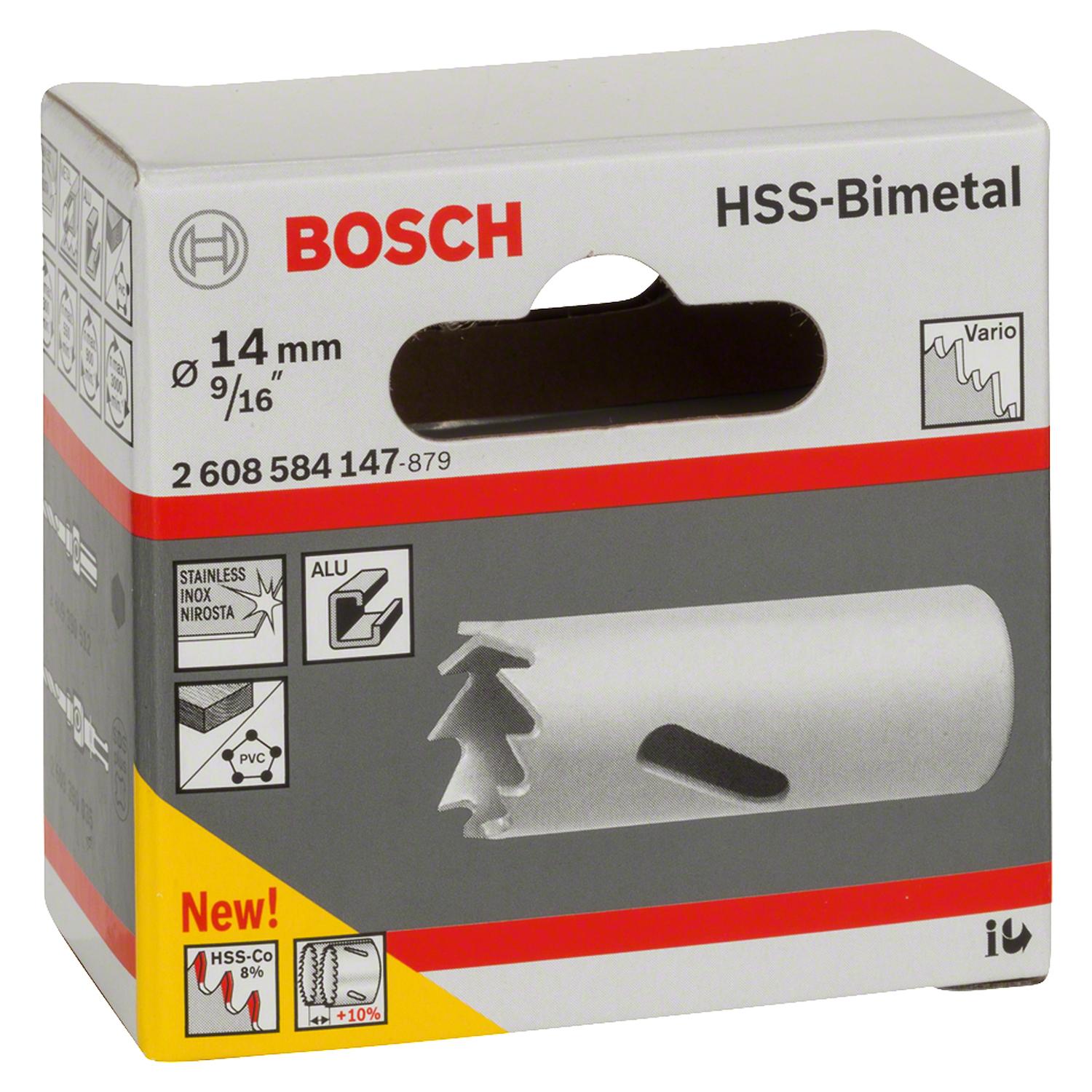 Sierra Copa Bim + 8% Co 14mm (9/16'') Bosch - Herram.cl