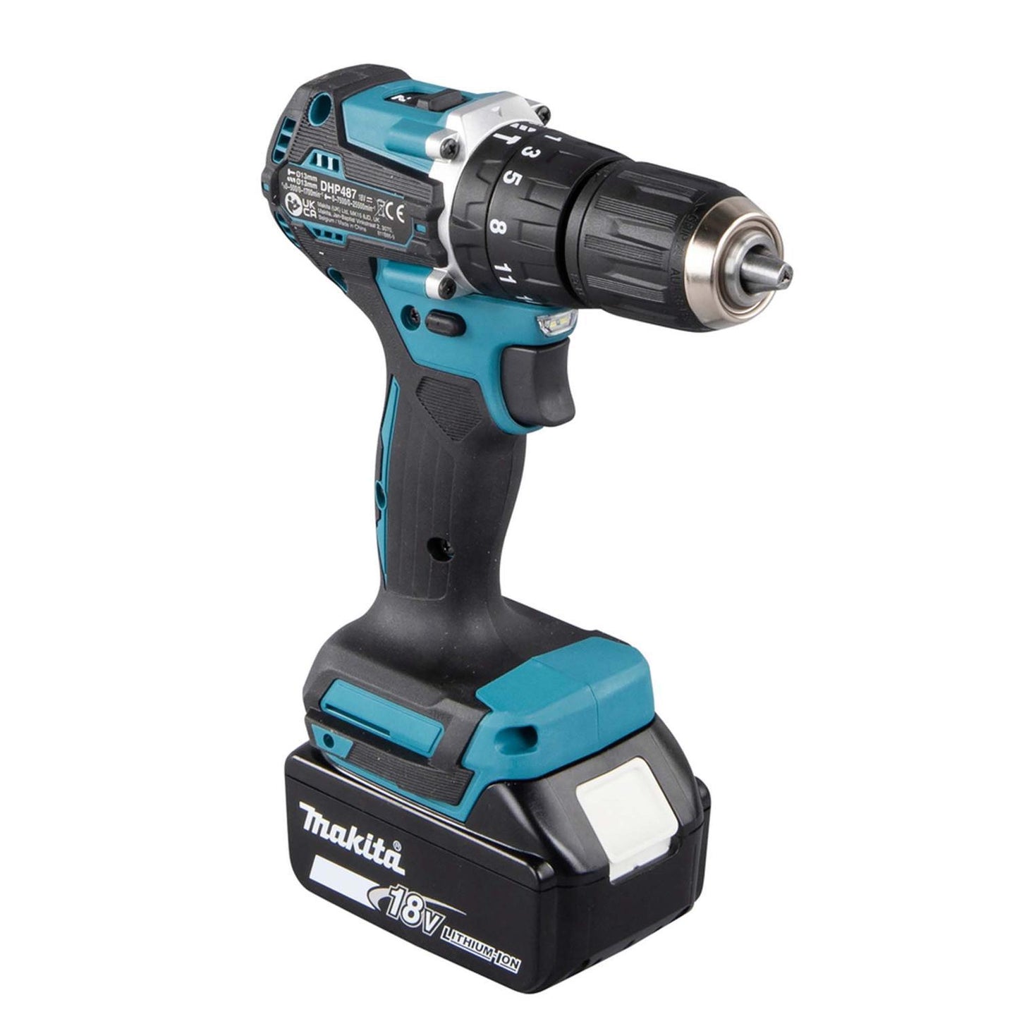Kit Taladro percutor Makita 13mm 18V 2 Bat 1.5 Ah+1 Bat 3Ah - Herram.cl