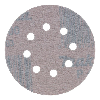 Pack 10 Discos Lija Con Velcro 125mm G400 - Makita - Herram.cl
