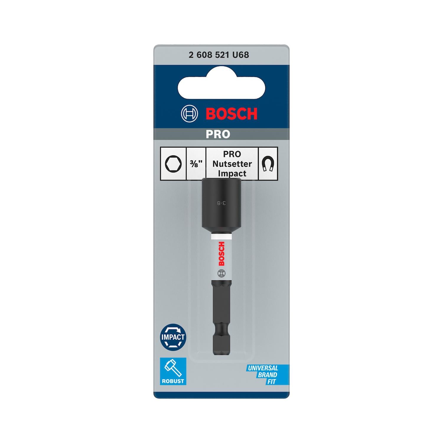 Vaso Magnético PRO Impact 3/8''x65m - Bosch - Herram.cl