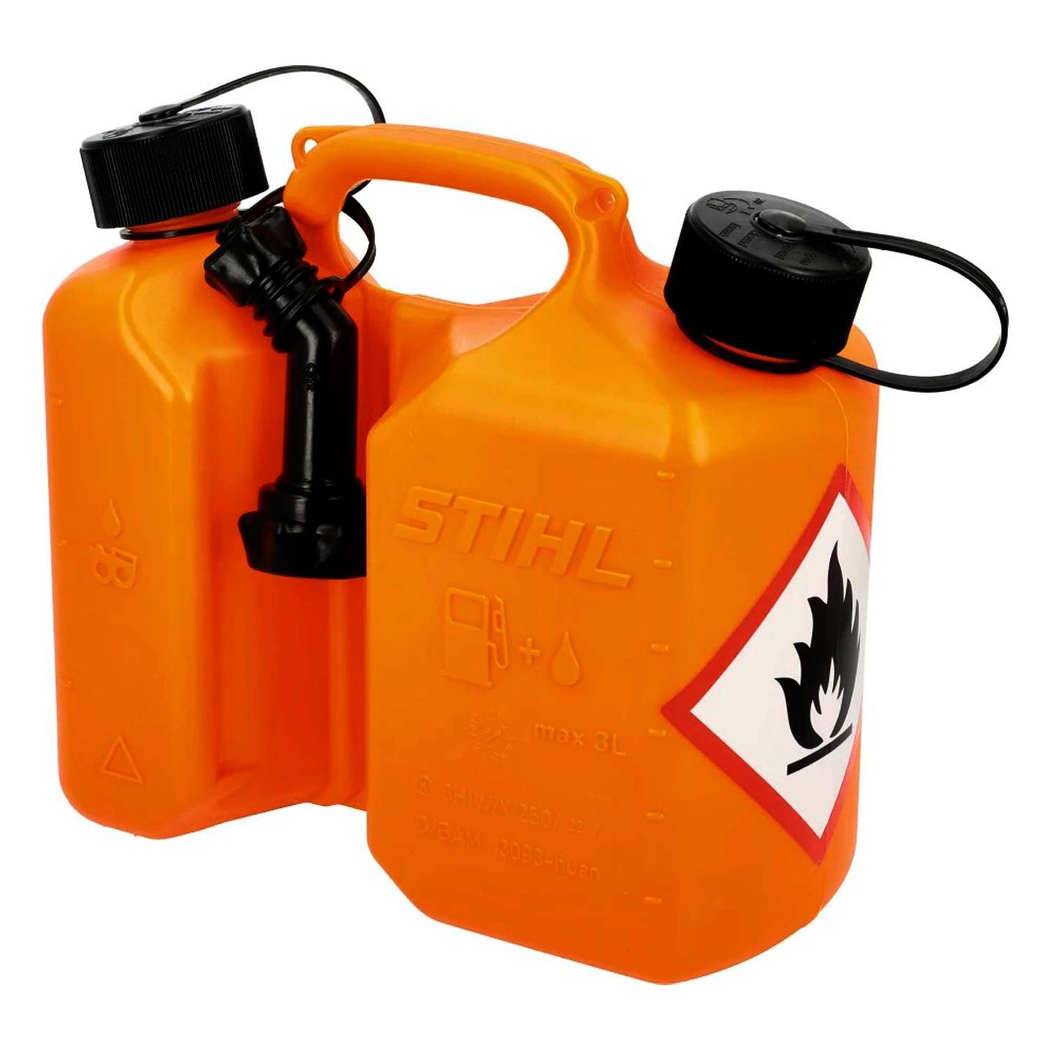 Bidon Combinado Naranjo 1,5 L - 3 L - Stihl - Herram.cl