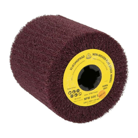 Rueda Fibra NFW600 S 100x100x19mm Grueso - klingspor - Herram.cl