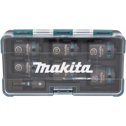 Juego Dados Impact Black 1/2'‘(13 - 24mm) 7 Pzas - Makita - Herram.cl