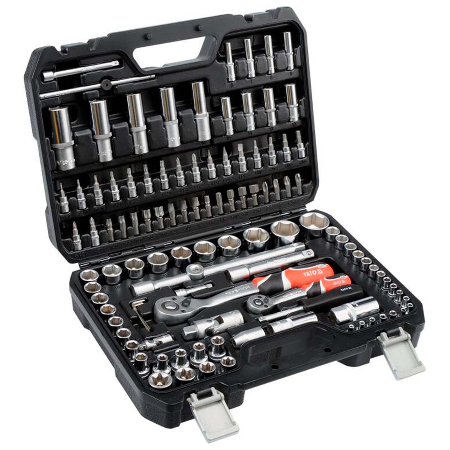 Juego de Dados 1/4'' y 1/2'' 108 Pzas - Yato - Herram.cl