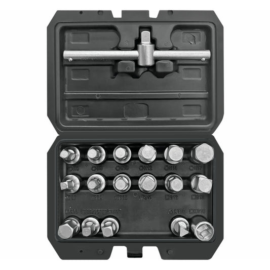 Juego De Dados Tapón Aceite 3/8'' 18 Pzas - Yato - Herram.cl