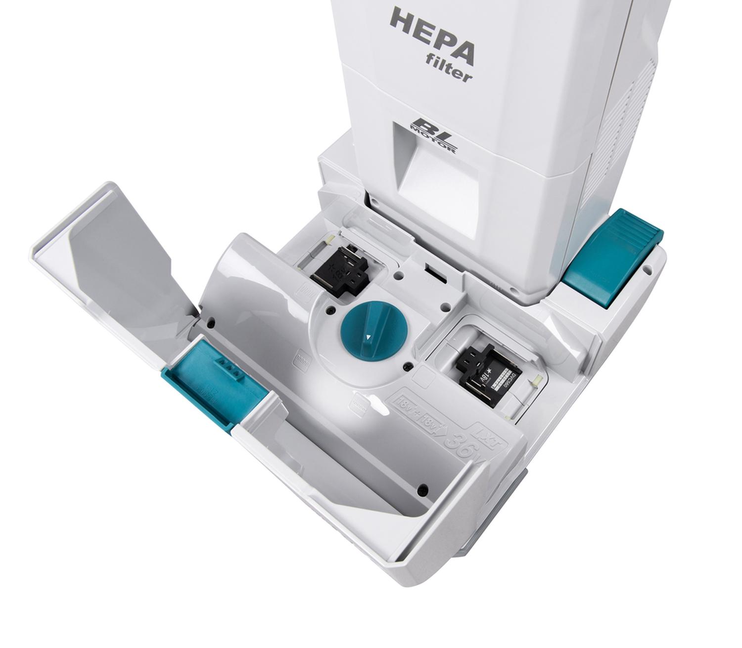 Aspiradora Vertical Inalámbrica 36V Filtro HEPA - Makita - Herram.cl