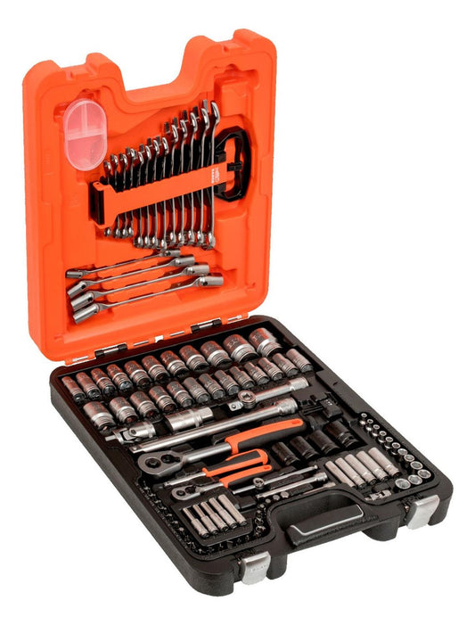 Juego De Dados De 1/4, 1/2 Y Llaves Combinadas 106 Pzs Bahco - Herram.cl