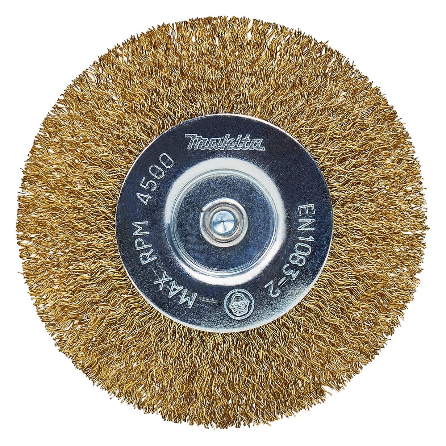 Grata Circular Latón Ondulado 100mm (4'') Toma 1/4'' - Makita - Herram.cl