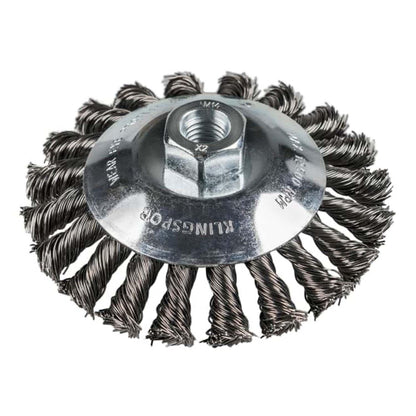 Grata Cónica Trenzada BK600ZA 100mm / M14 - Klingspor - Herram.cl