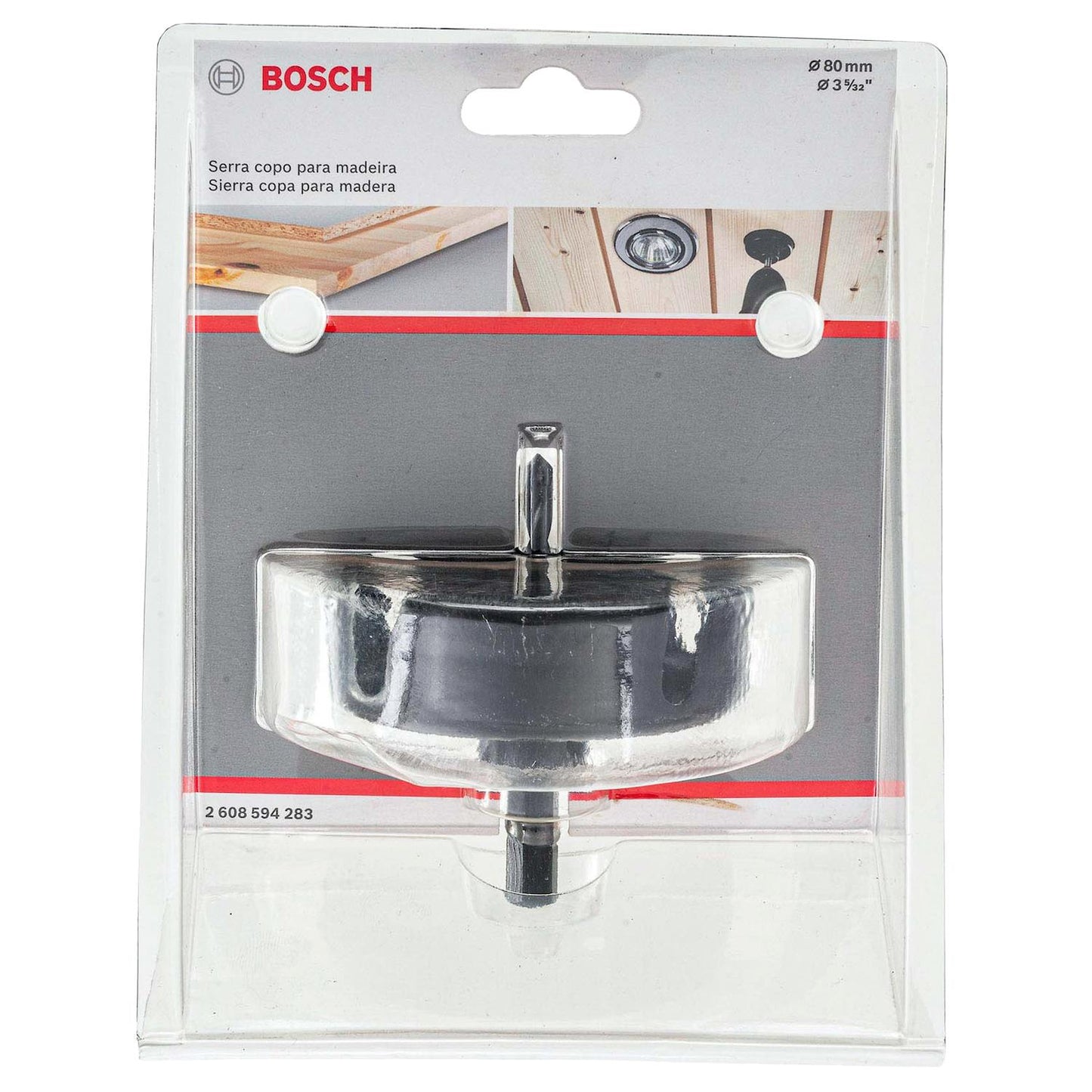 Sierra Copa Para Madera Con Adaptador 80mm (3 5/32'') Bosch - Herram.cl