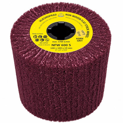 Rueda Fibra NFW600 S 100x100x19mm Fino - klingspor - Herram.cl