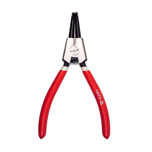Alicate Anillo Seeger YATO YT-2141 Externo Curvo 175mm CrV - Herram.cl