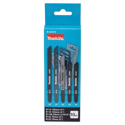 Juego De Hojas De Calar Madera Y Metal - 10 Pzas - Makita - Herram.cl