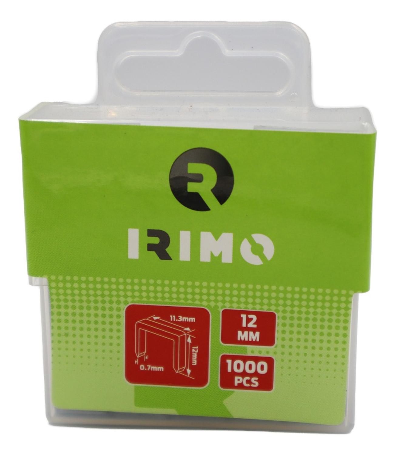1.000 Grapas Estándar 0,7 X 11,3 X 12mm (1/2'') Irimo - Herram.cl