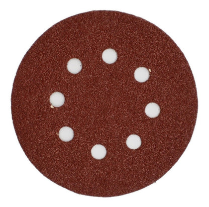 Pack 10 Discos Lija Con Velcro 125mm (5'') G40 - Makita - Herram.cl