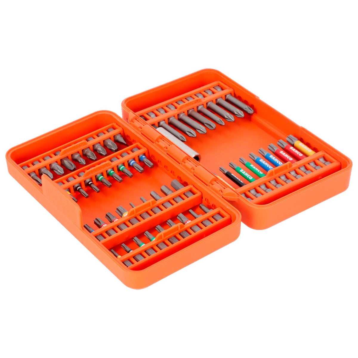 Set 54 Puntas Bits BAHCO 59S/54C-1 1/4" Torx Phillips Hex - Herram.cl