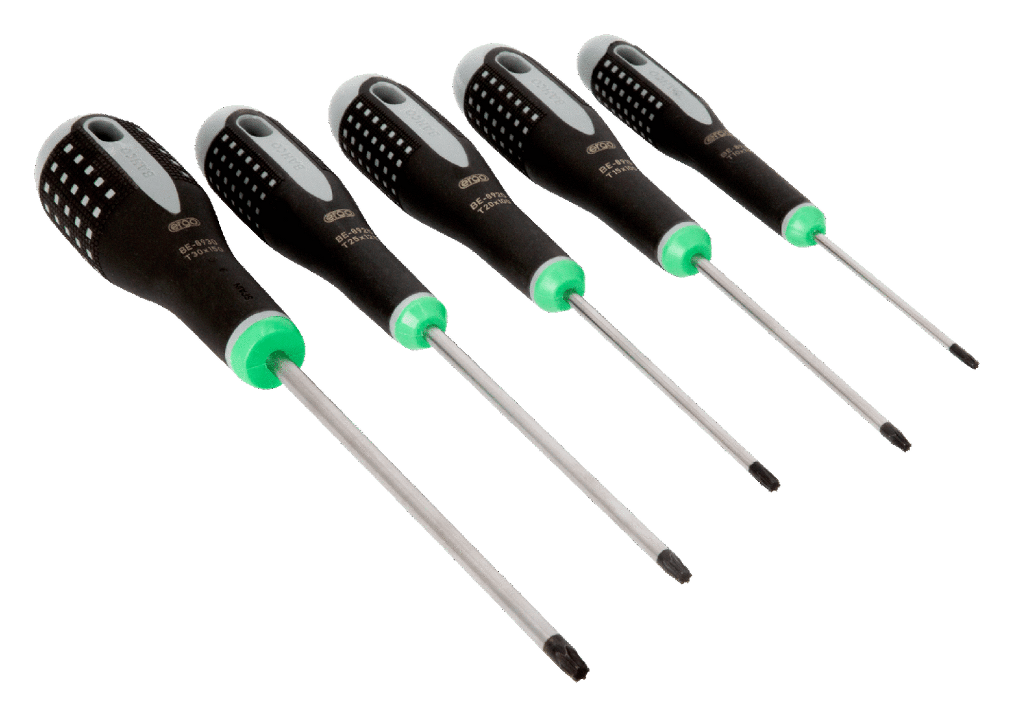 Juego Destornilladores TORX Ergo (T10 - T30) 5 Pzas. - Bahco - Herram.cl