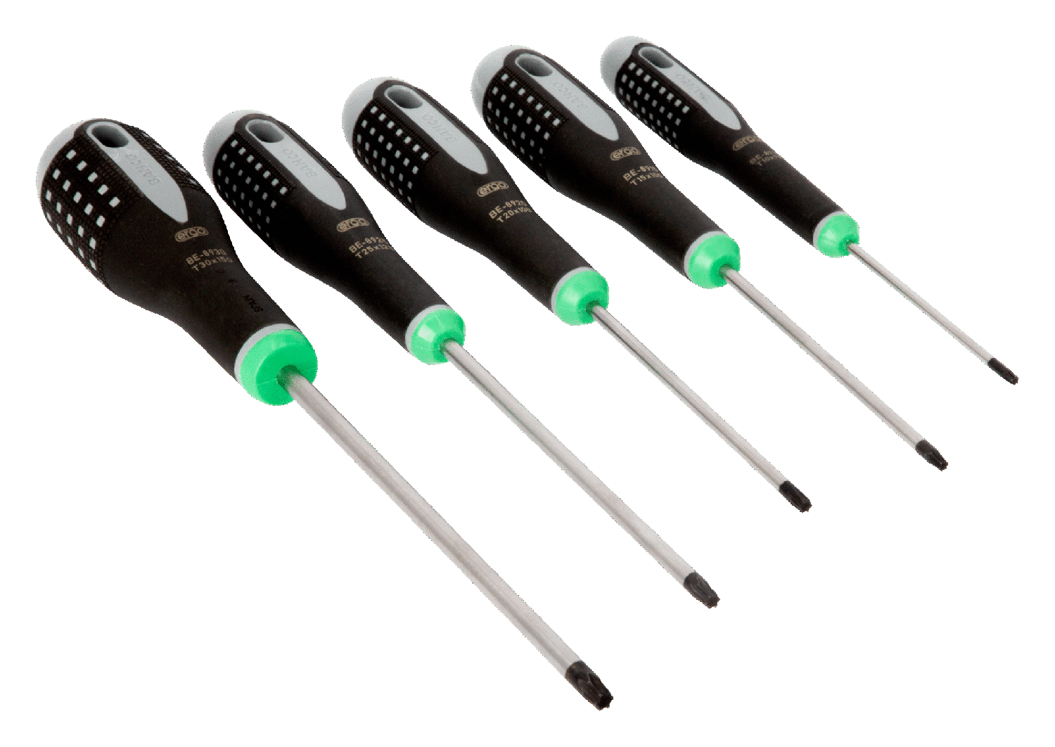 Juego Destornilladores TORX Ergo (T10 - T30) 5 Pzas. - Bahco - Herram.cl