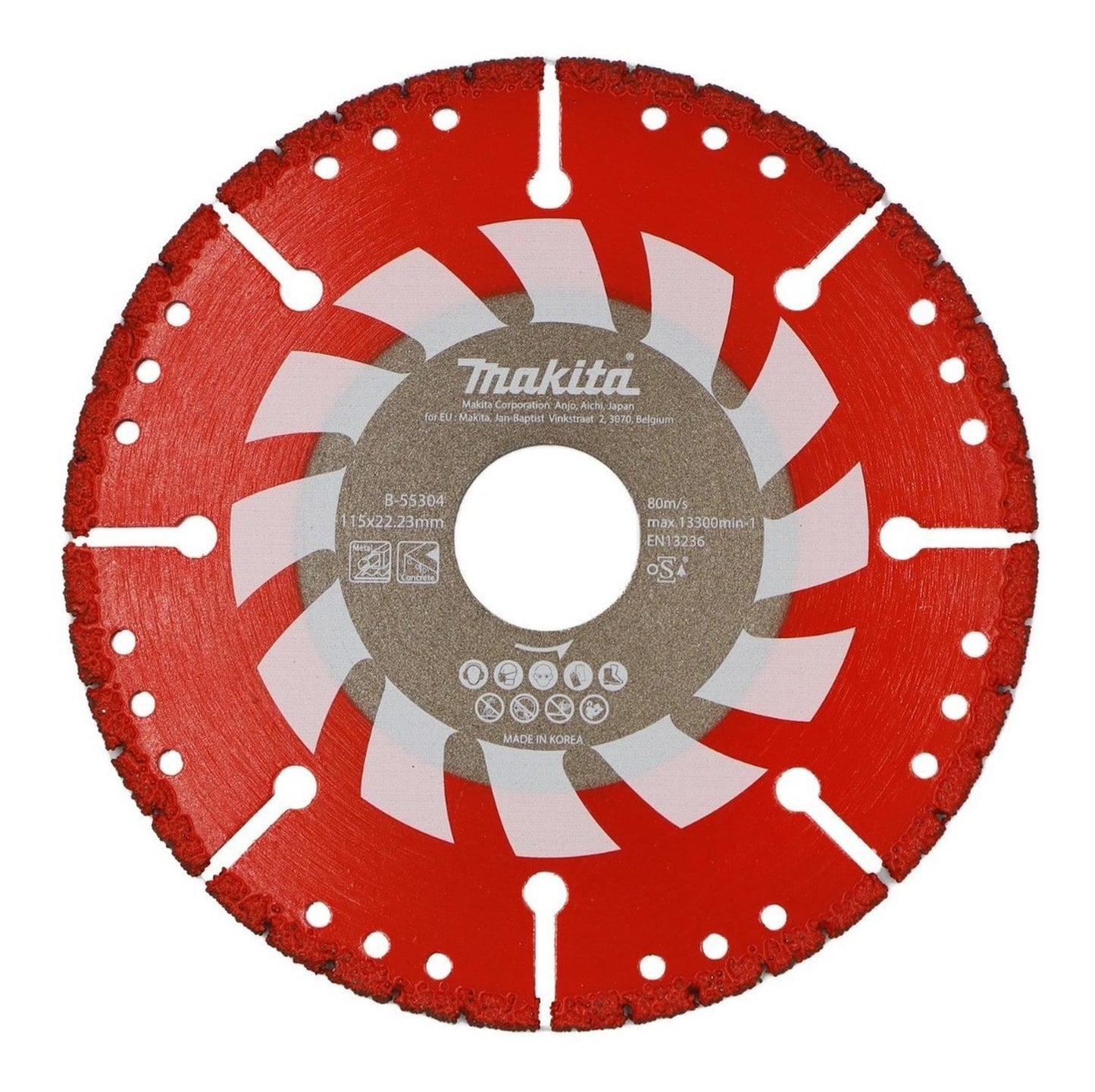 Disco Diamantado para Rescate Multimaterial 4 - 1/2'' - Makita - Herram.cl
