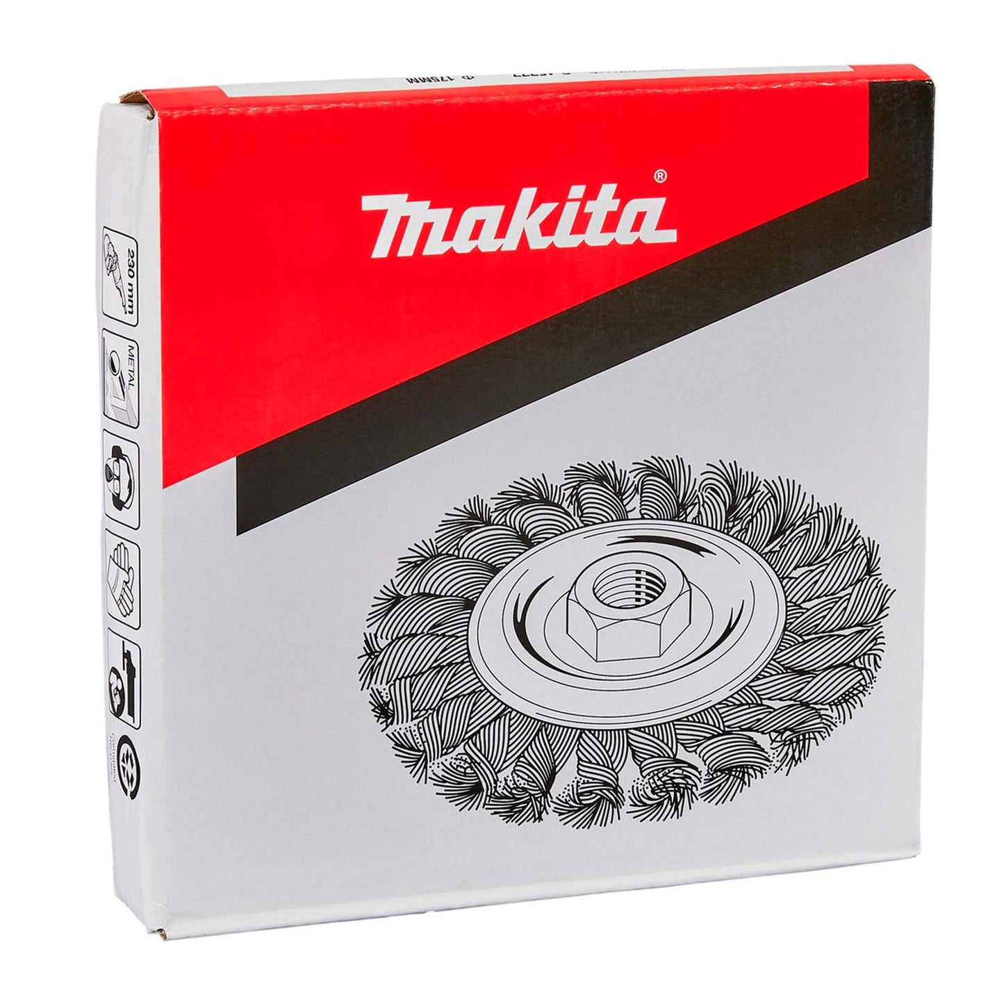 Grata Circular Plana Acero Trenzado 175x0,5mm / M14 - Makita - Herram.cl