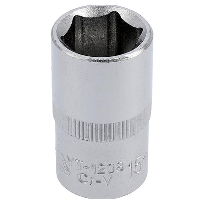 Dado Hexagonal Corto 1/2 Pulgada 15mm Yato YT-1208 - Herram.cl