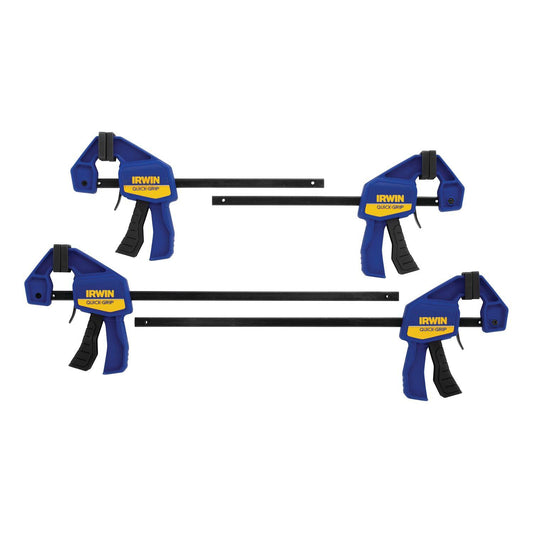 Set Prensas Rápidas Irwin 4 Pzs 6'' y 12'' Quick Grip - Herram.cl