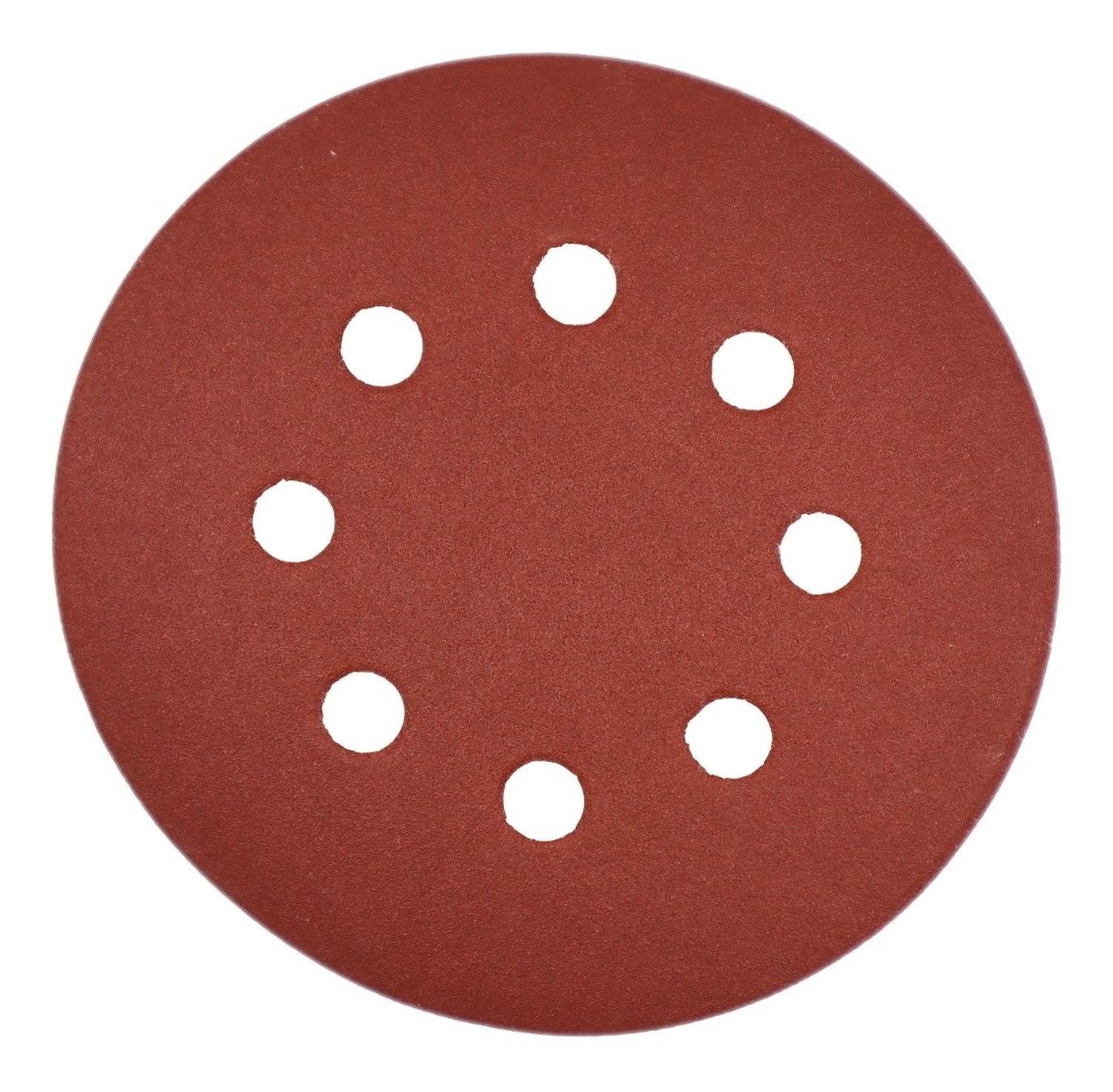 Pack 10 Discos Lija Con Velcro 125mm G180 - Makita - Herram.cl