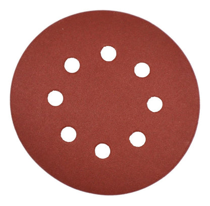 Pack 10 Discos Lija Con Velcro 125mm G180 - Makita - Herram.cl